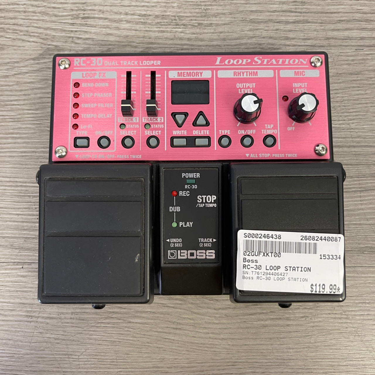 Used Boss RC-30 LOOP STATION Looper Pedal