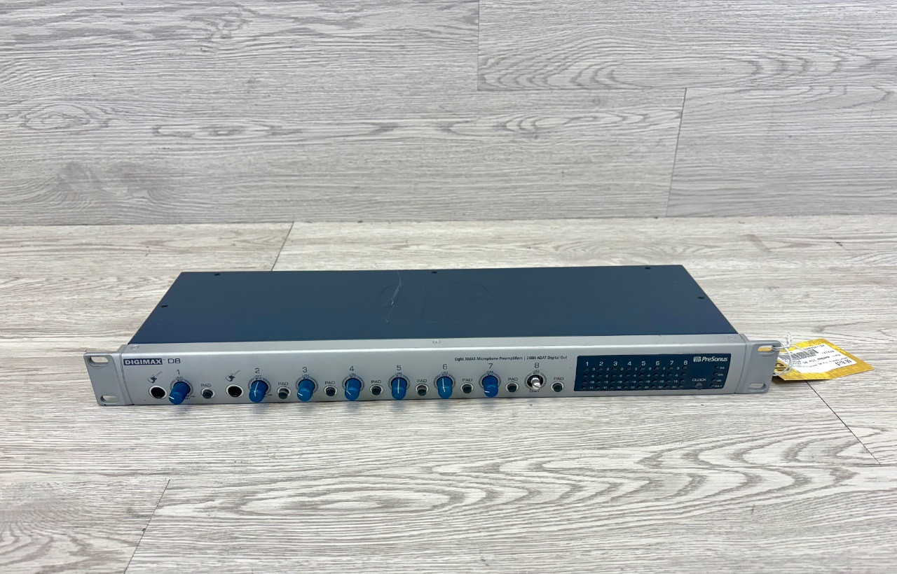 Used Presonus DIGIMAX D8 MIC PREAMP --KNOB Preamp