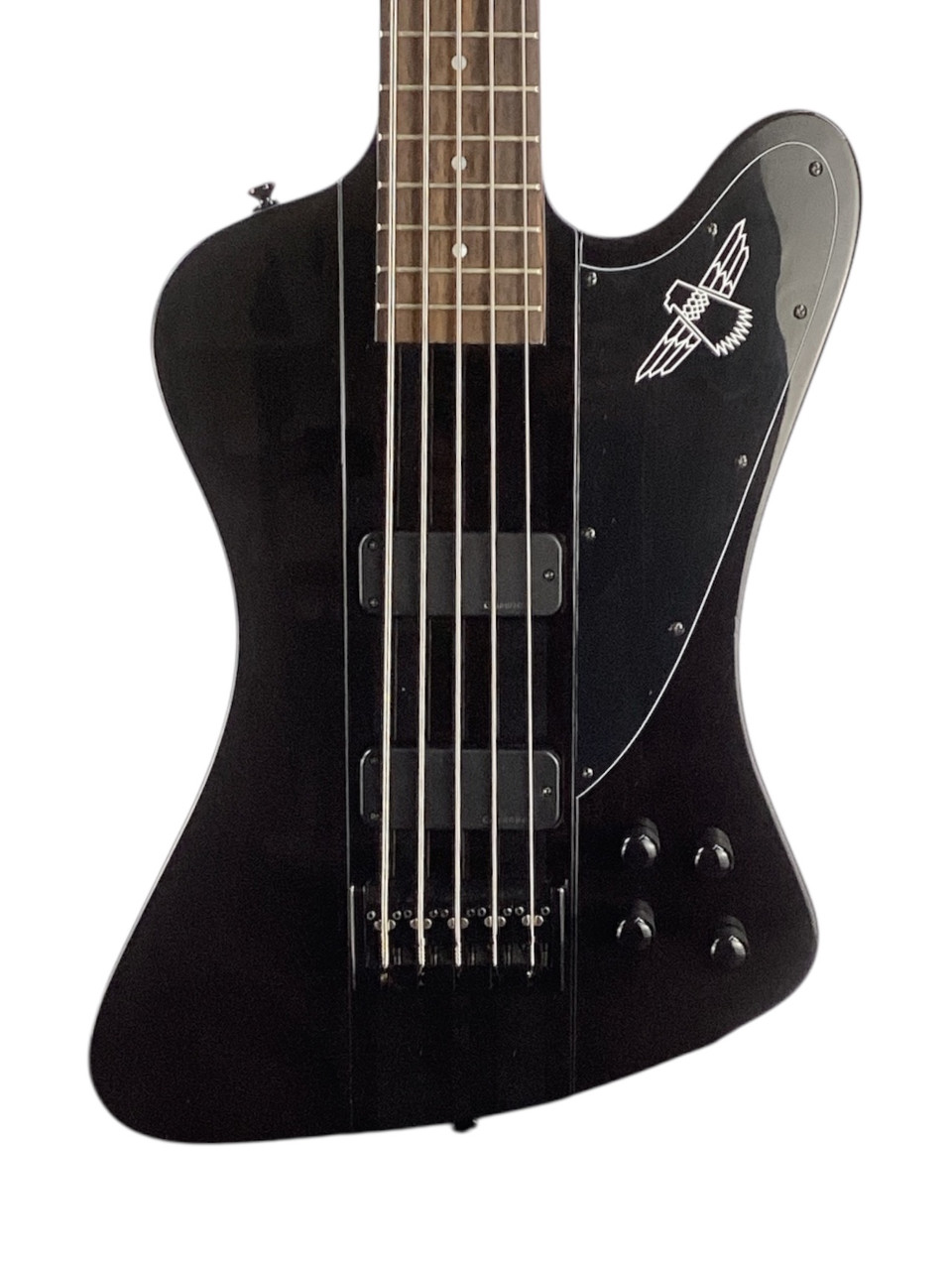 Used Epiphone THUNDERBIRD PRO-V W/CASE Bass Guitar Black 5-String