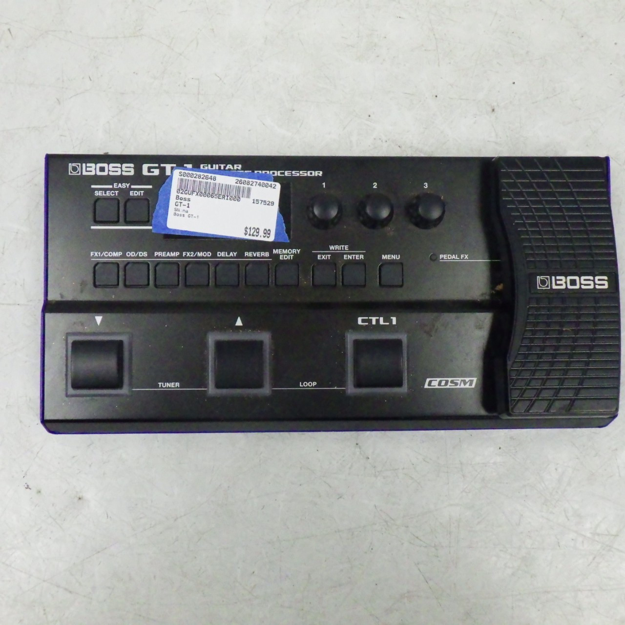 Used Boss GT-1 Multi-FX Pedal