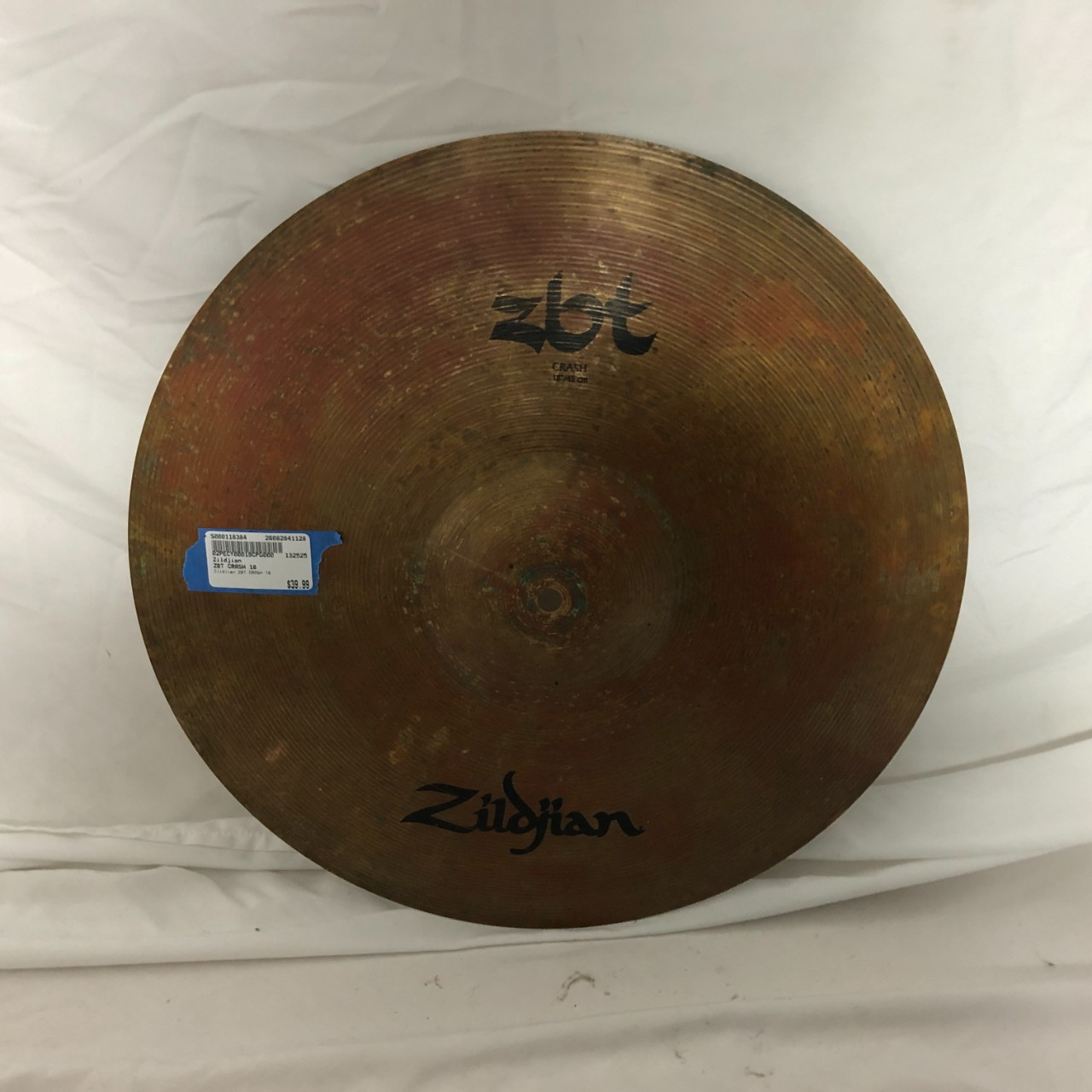 Used Zildjian ZBT CRASH 18 Crash Cymbal 18