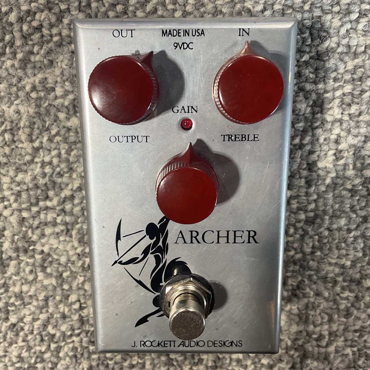 Used J. ROCKETT AUDIO DESIGNS SILVER ARCHER Guitar Overdrive Pedal