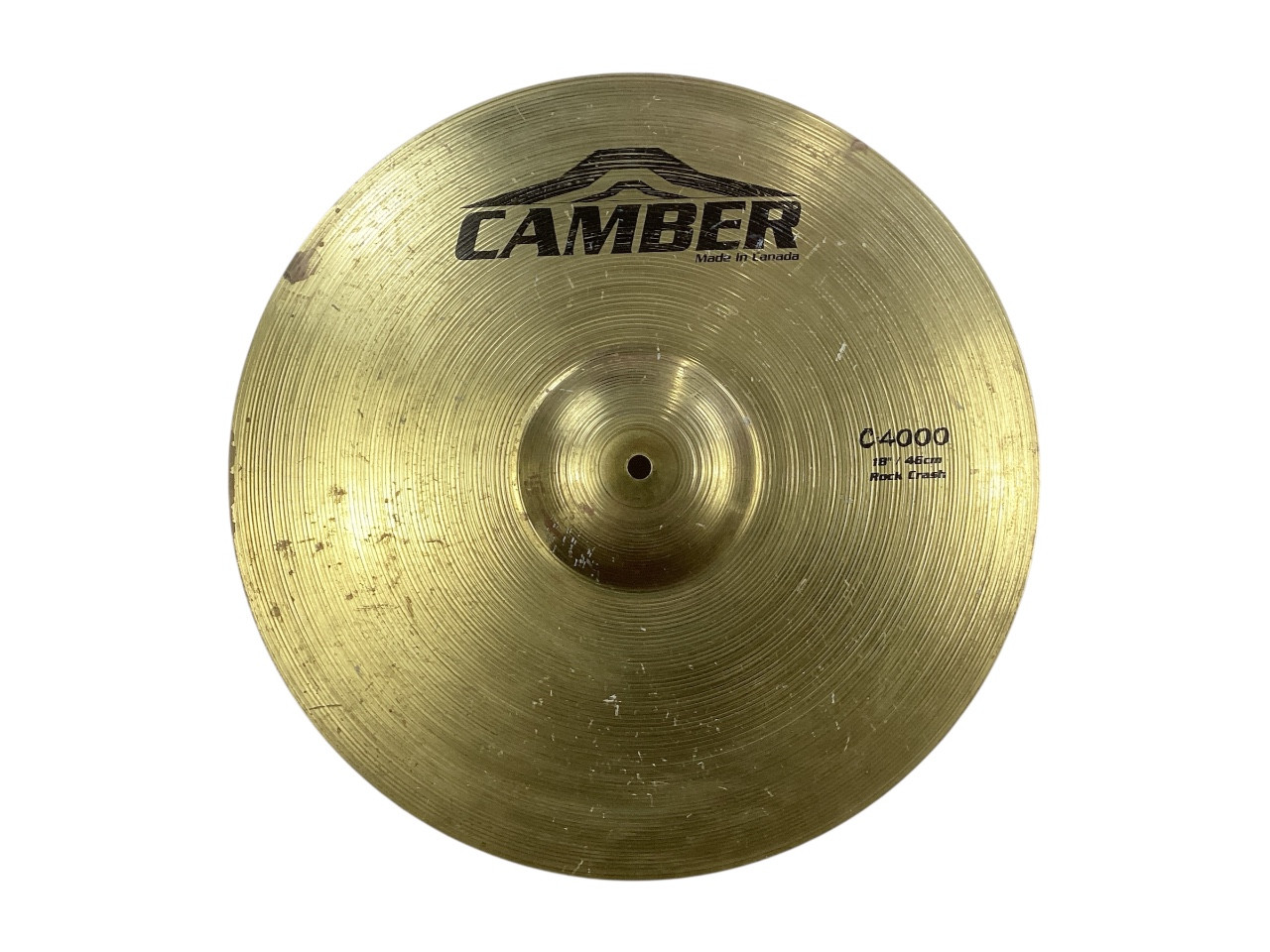 Used Camber C4000 CRASH RIDE 18 Crash Cymbal 18