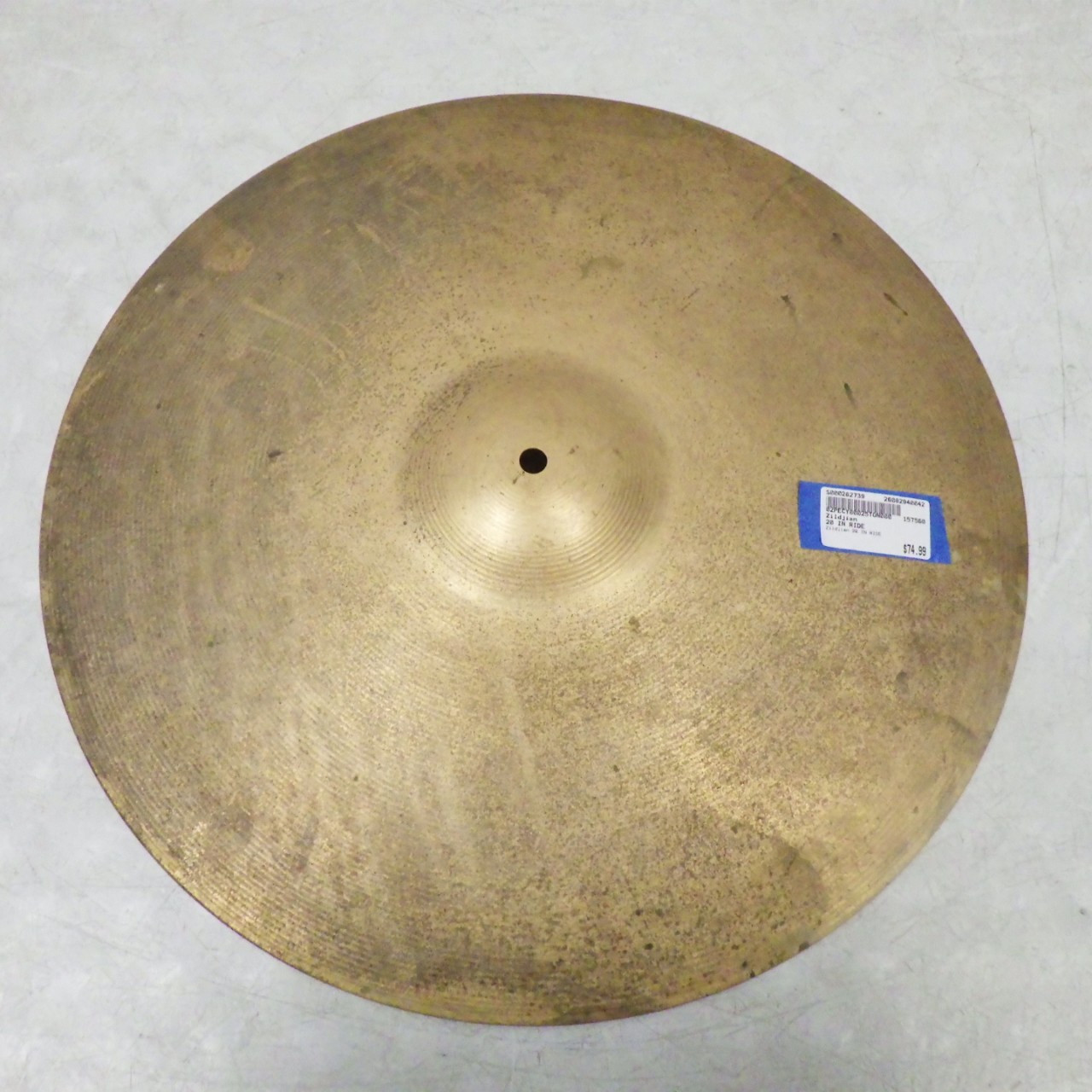 Used Zildjian 20 IN RIDE Ride Cymbal 20