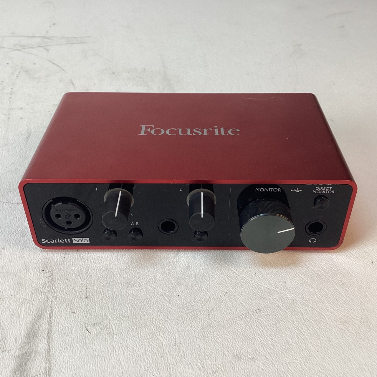 Used Focusrite SCARLETT SOLO 3RD GEN Computer Interface 1 A/D