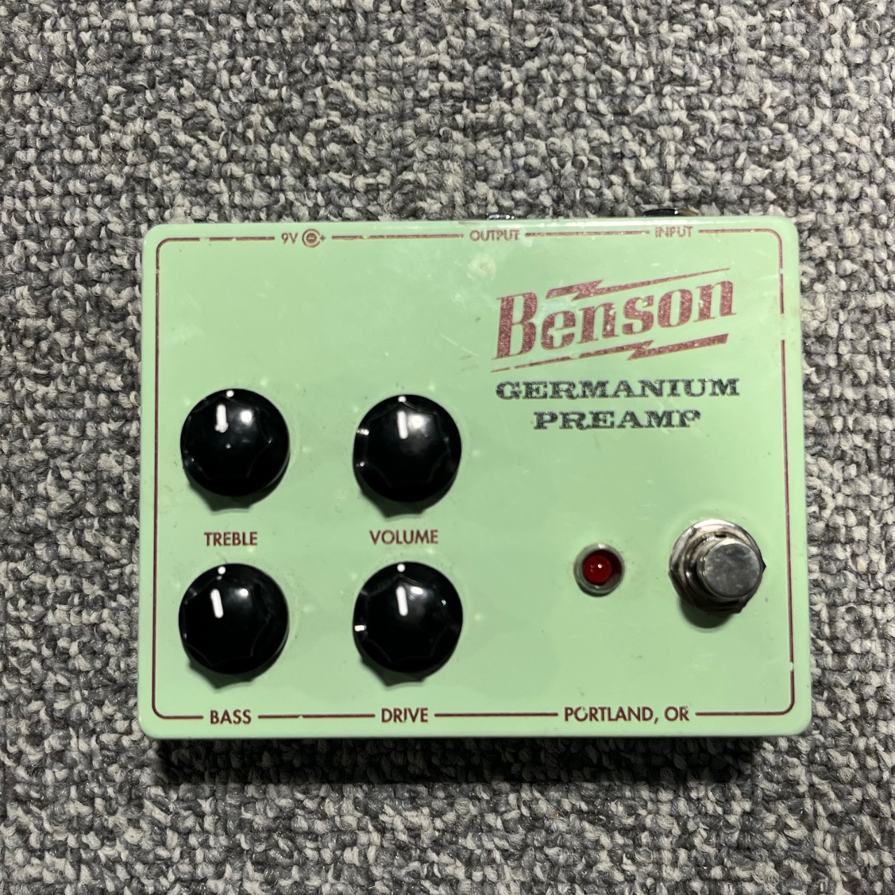 Used BENSON GERMANIUM PREAMP Guitar Pedal