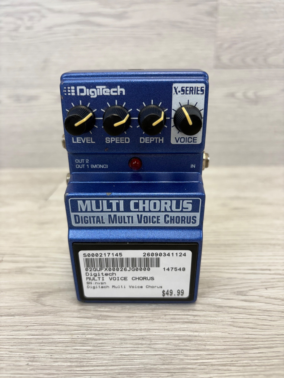 Used Digitech MULTI VOICE CHORUS Chorus Pedal