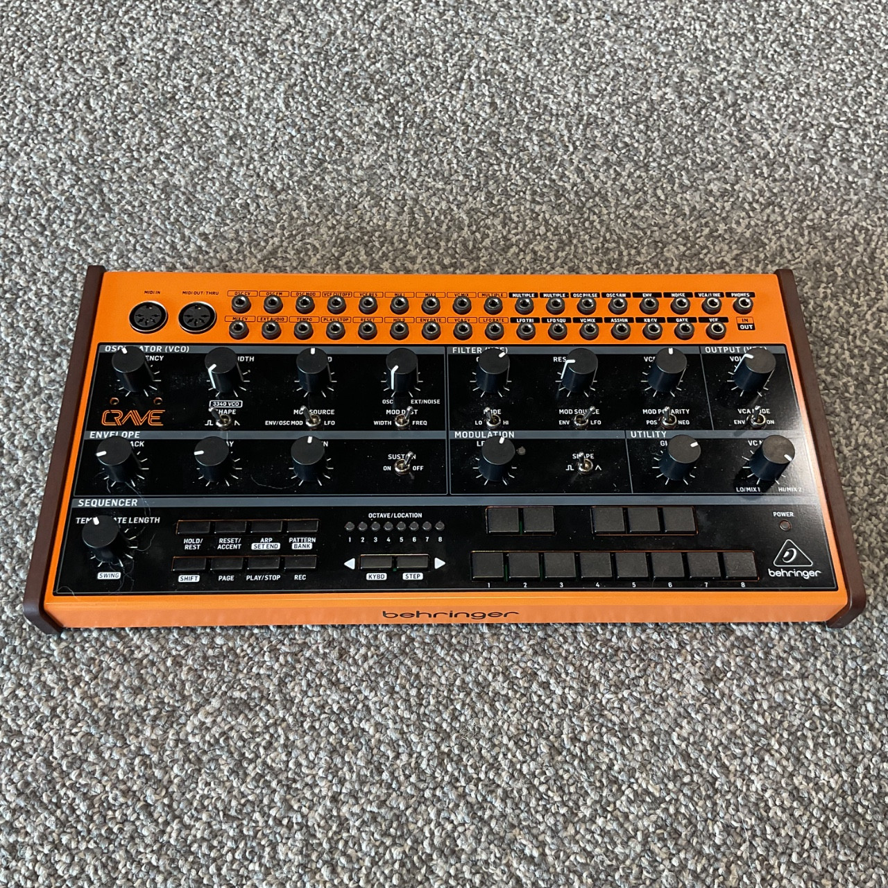 Used BEHRINGER CRAVE Synthesizer