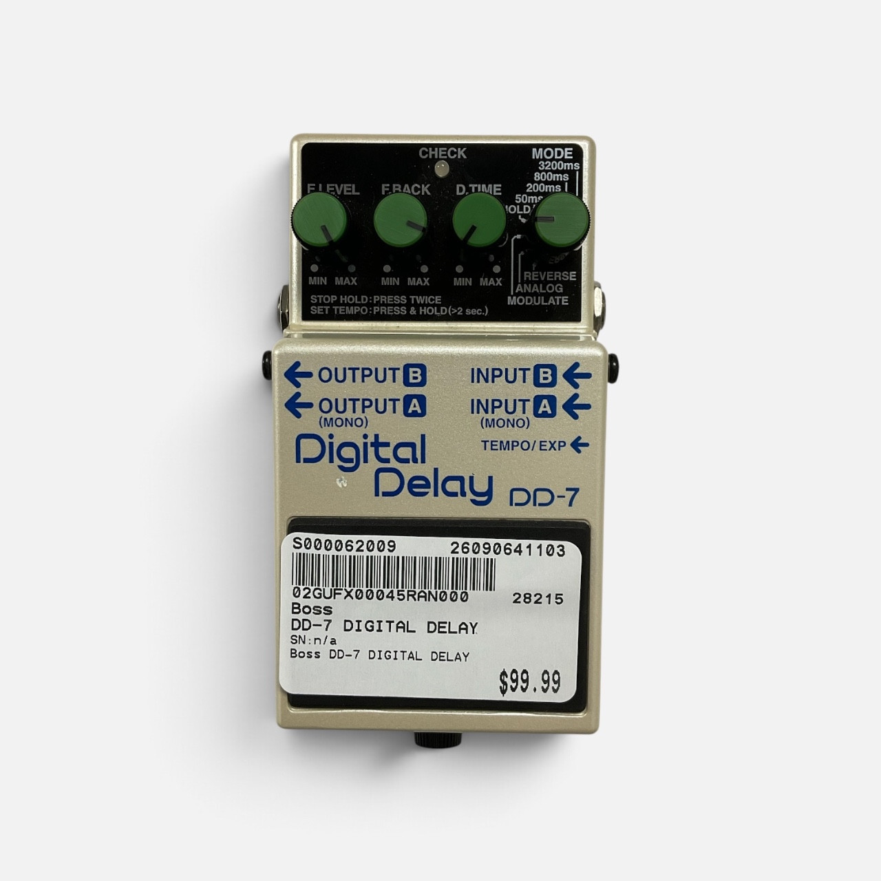 BOSS DigitalDelay DD-7 Boss DD-7 Digital Delay Pedal | zZounds