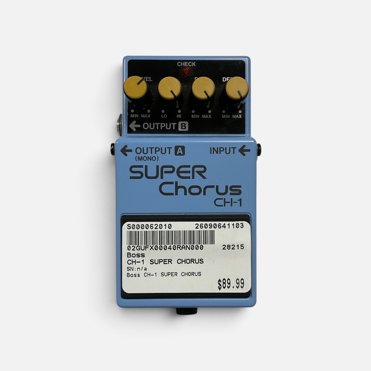 Used Boss CH-1 Super Chorus Pedal