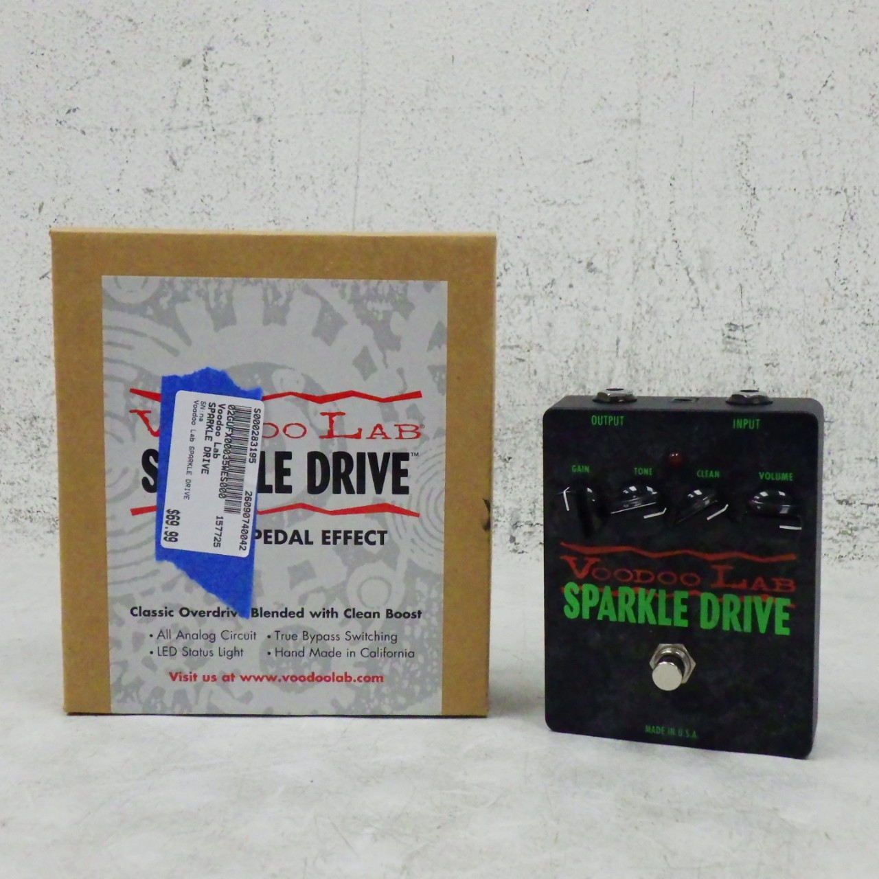 Used Voodoo Lab SPARKLE DRIVE Distortion Pedal
