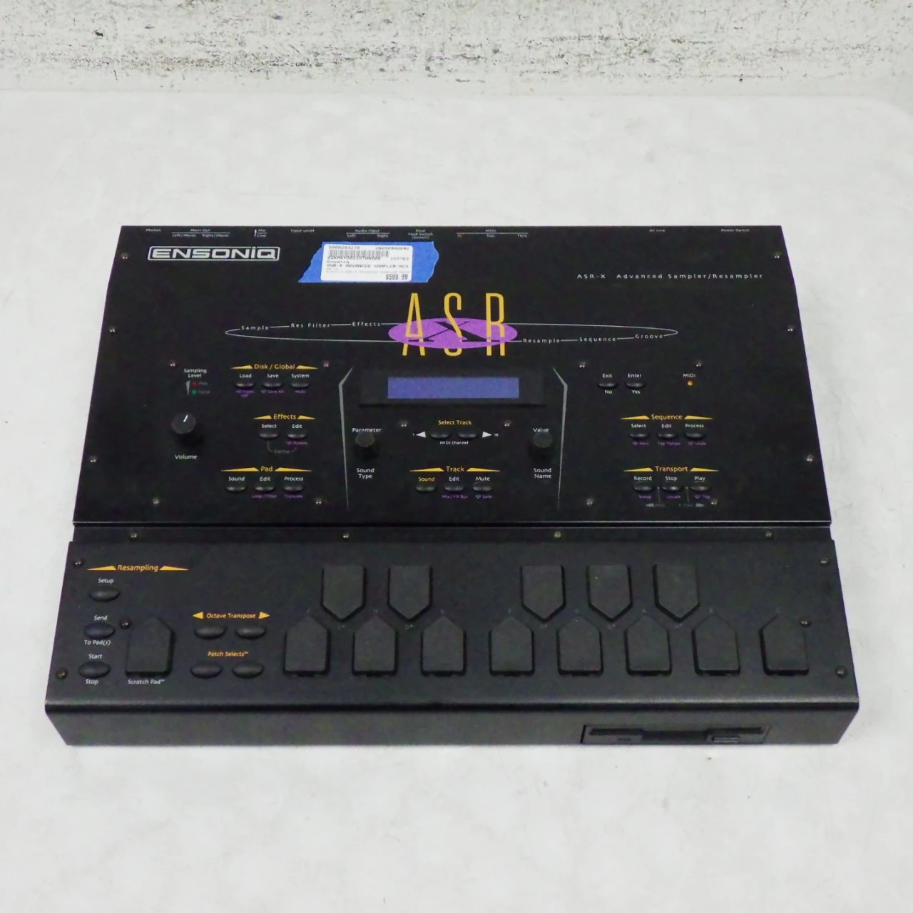 Used Ensoniq ASR-X ADVANCED SAMPLER/RESAMPLER Vintage Compact