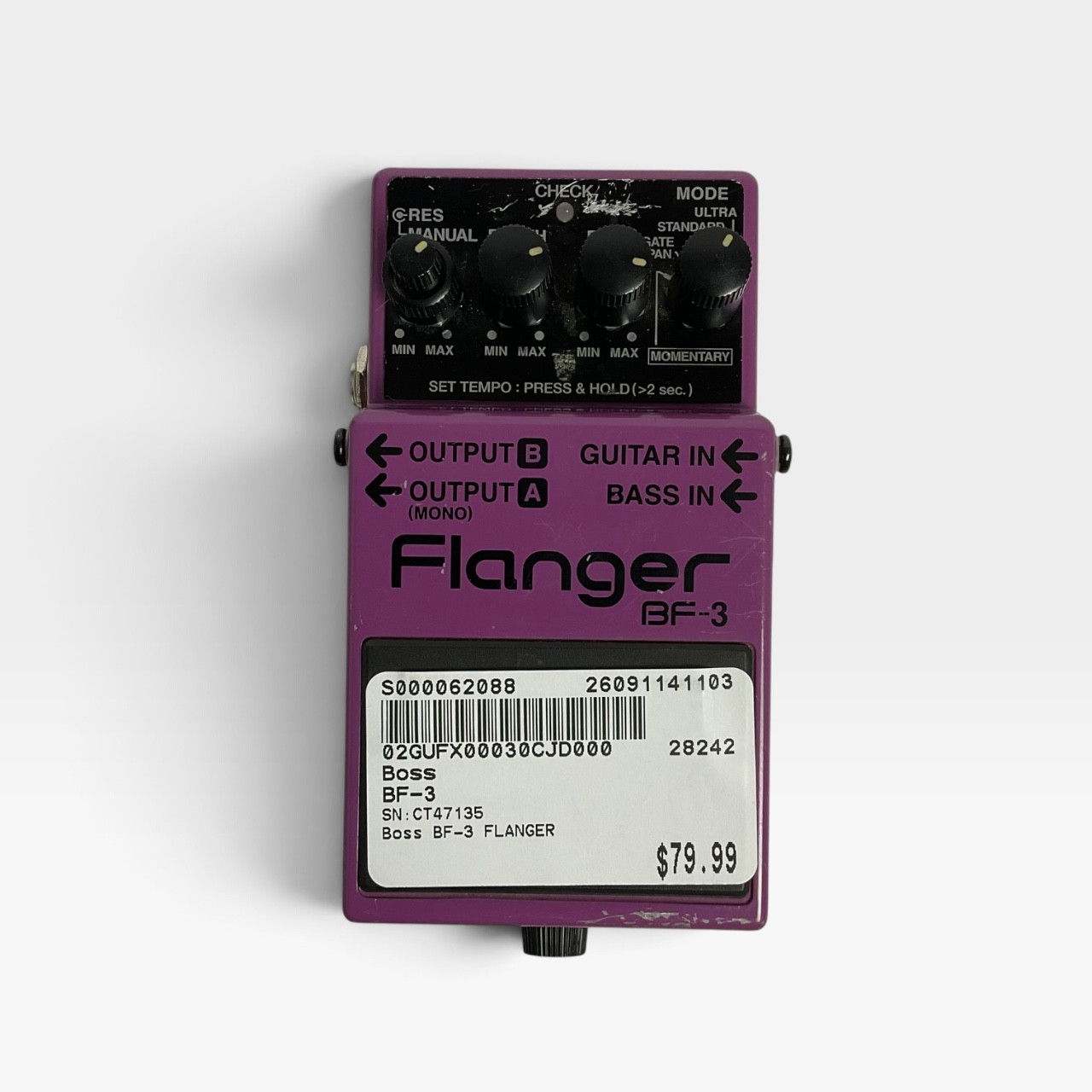 Used Boss BF-3 Flanger Pedal