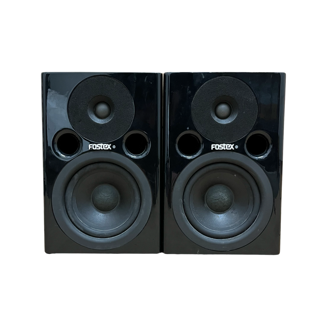 Used Fostex PMO.4 STUDIO MONITOR PAIR Speaker Cabinets Studio