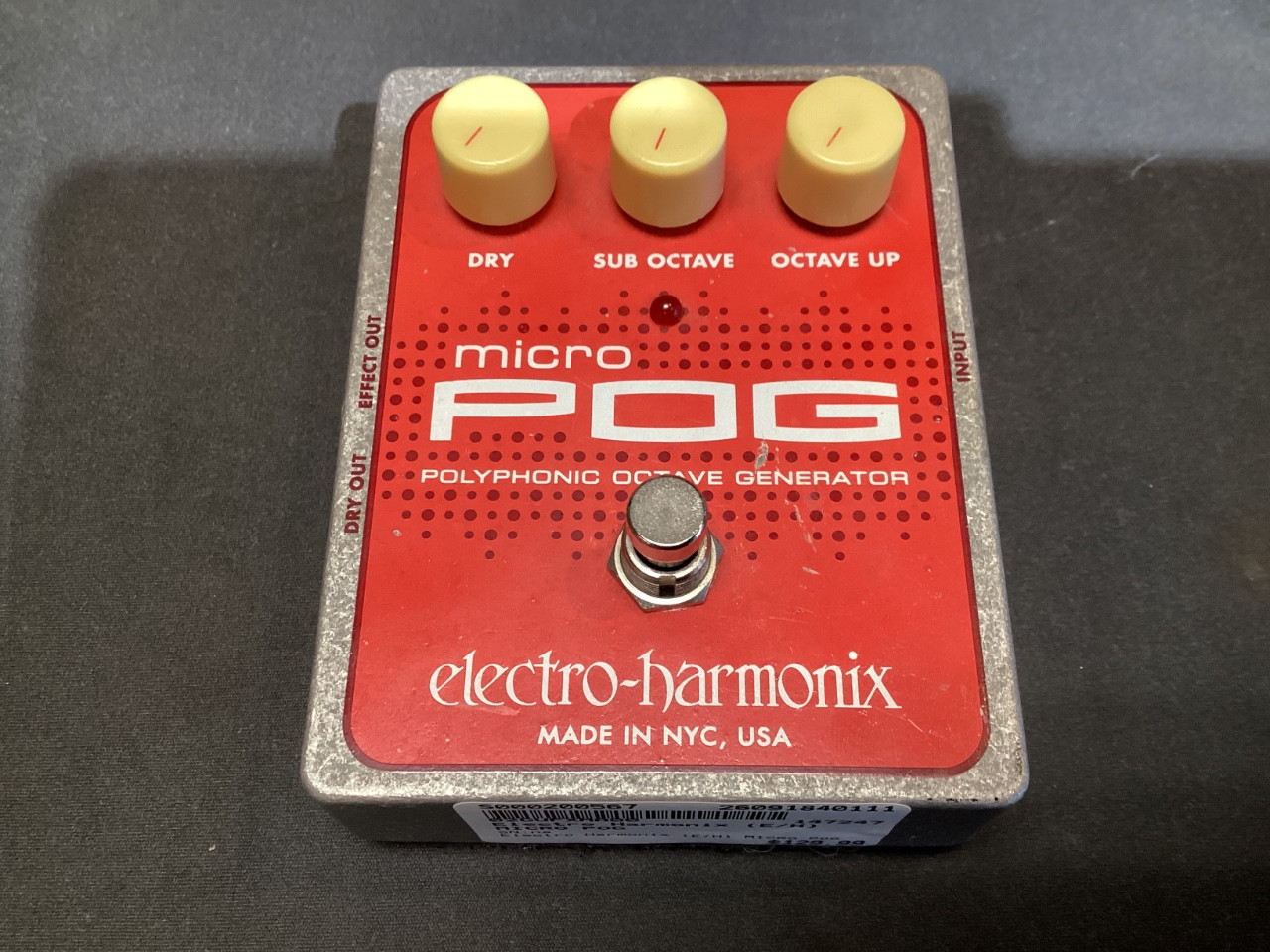 Used Electro Harmonix (E/H) MICRO POG Synthesizer Pedal