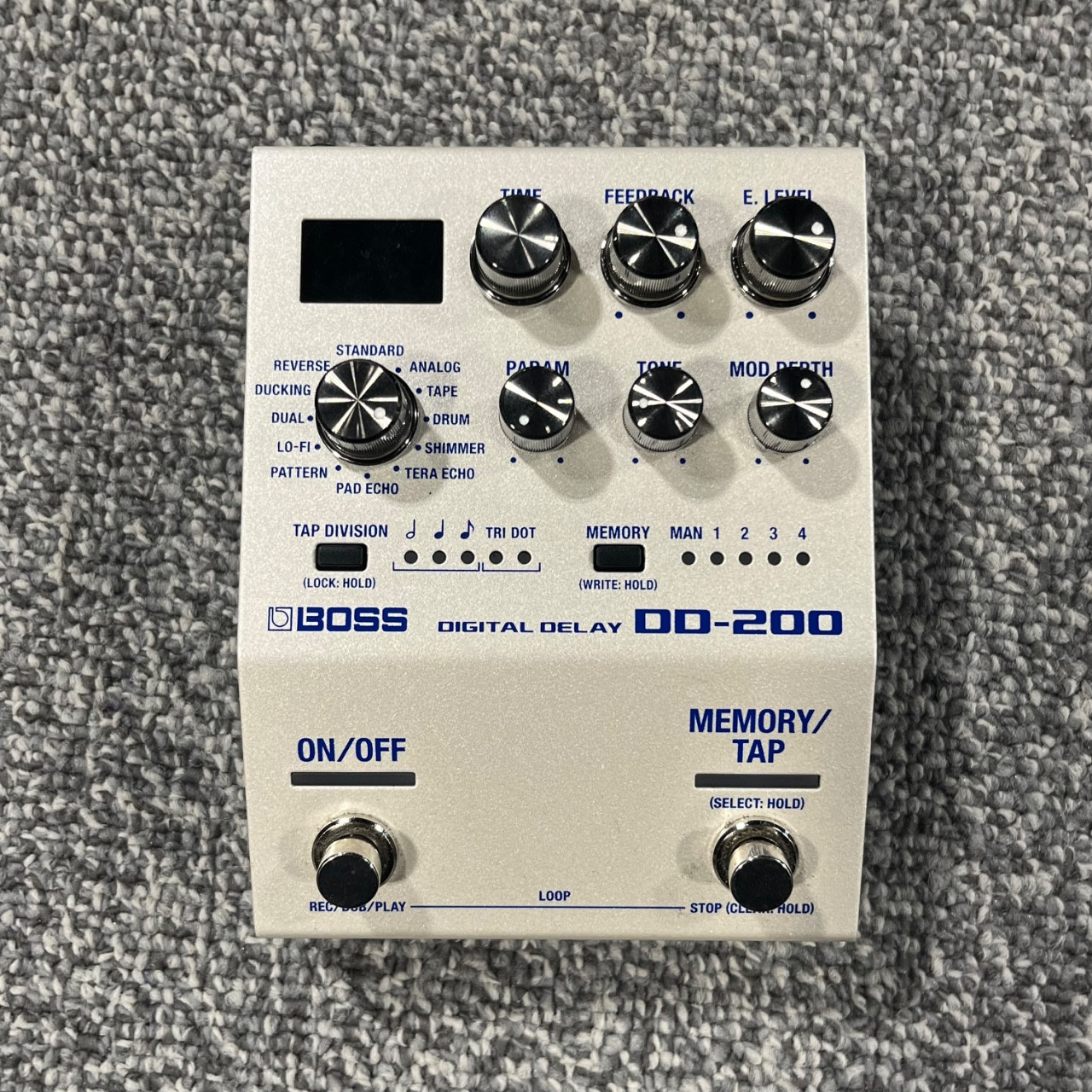 Used BOSS DD-200 DIGITAL DELAY Guitar Pedal