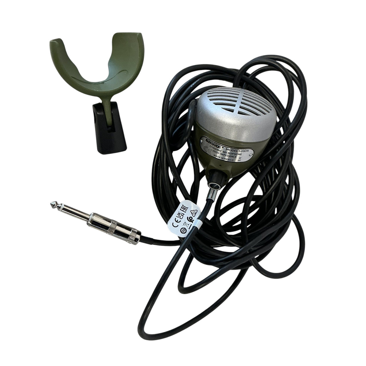 Used Shure 520DX GREEN BULLET Dynamic Microphone