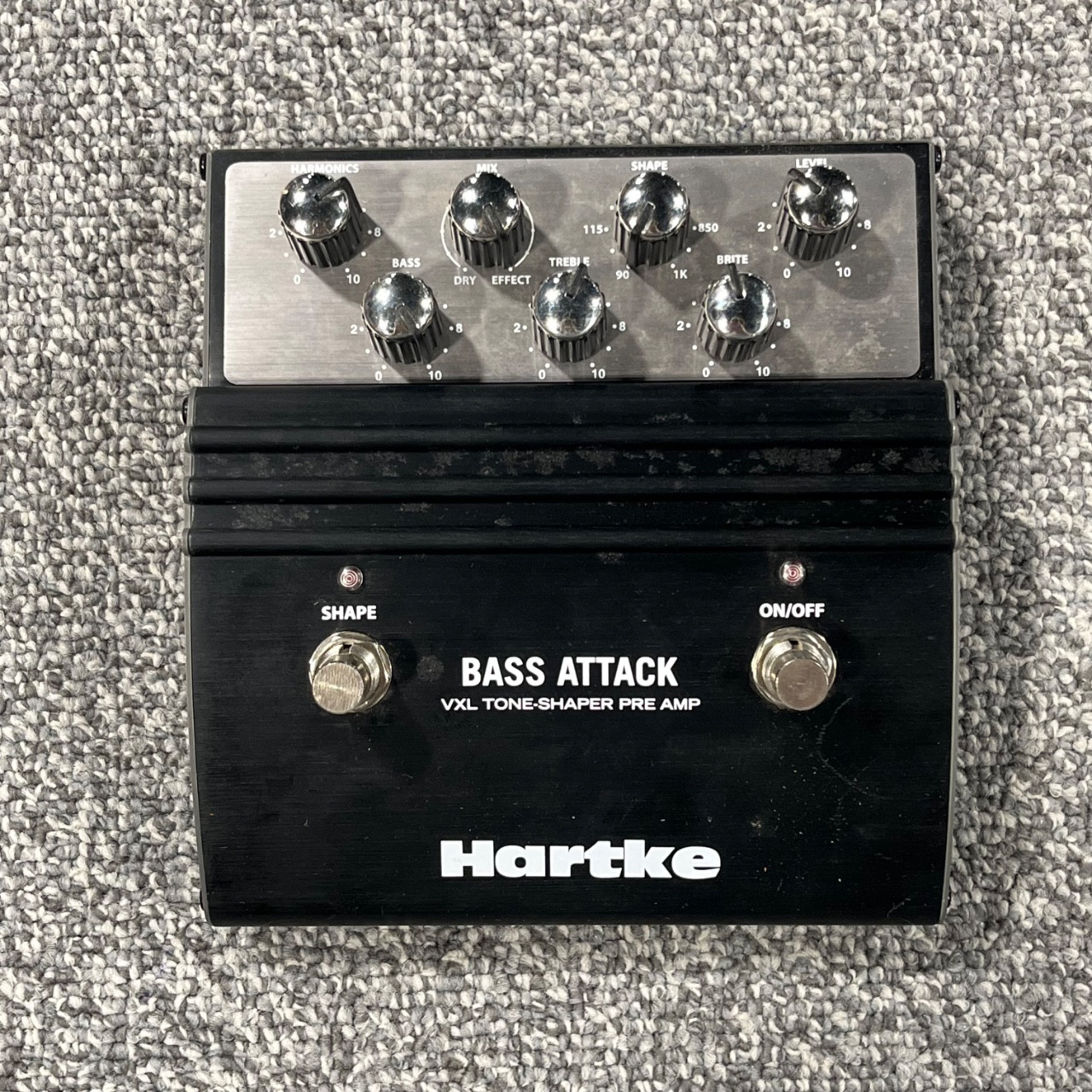 Used HARTKE VXL BASS ATTACK Bass Preamp Pedal