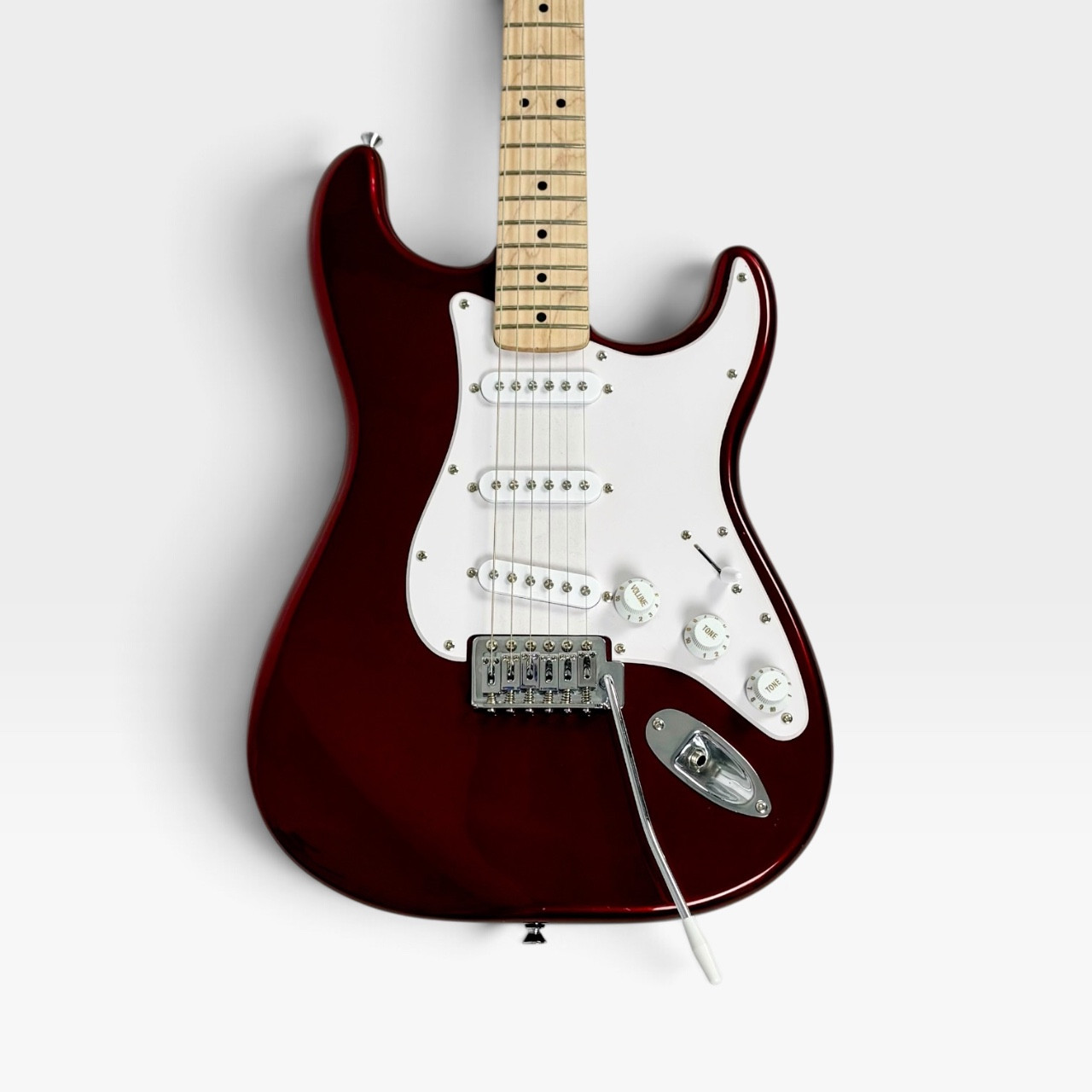 Used Squier Stratocaster Electric Guitar Red 6-String