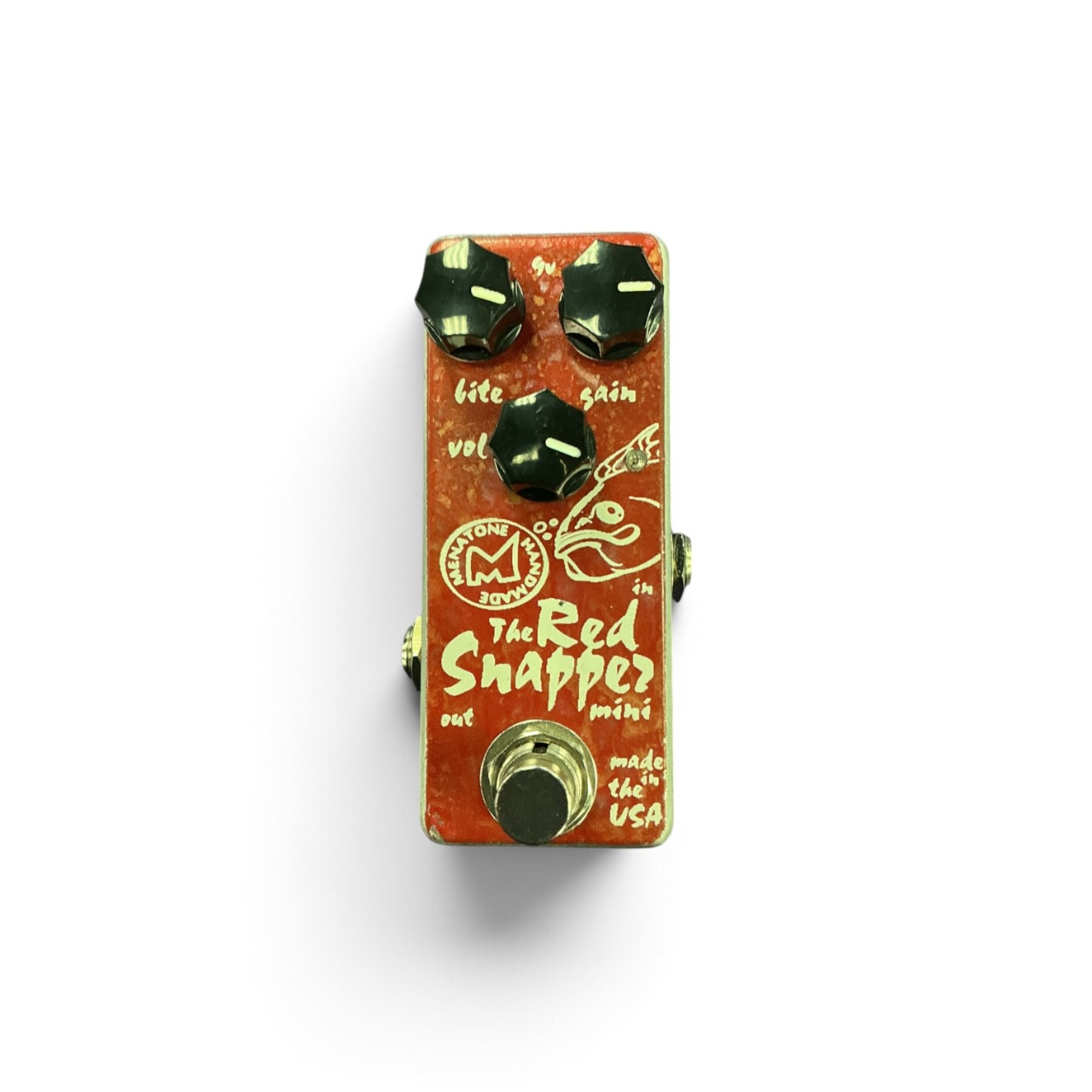 Used Menatone THE RED SNAPPER MINI Overdrive Pedal
