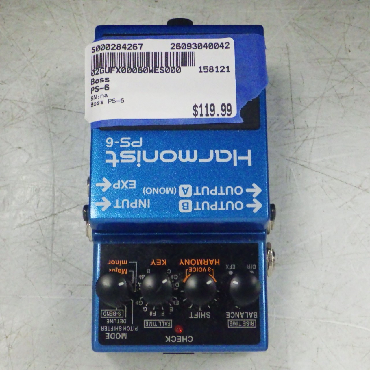 Used Boss PS-6 Synthesizer Pedal