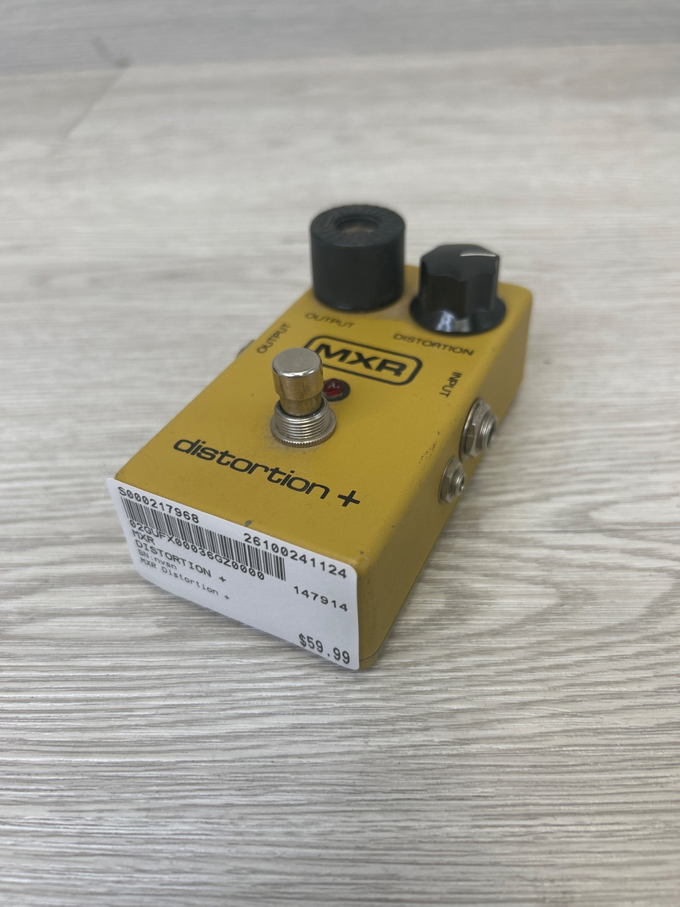 Used MXR DISTORTION + Distortion Pedal