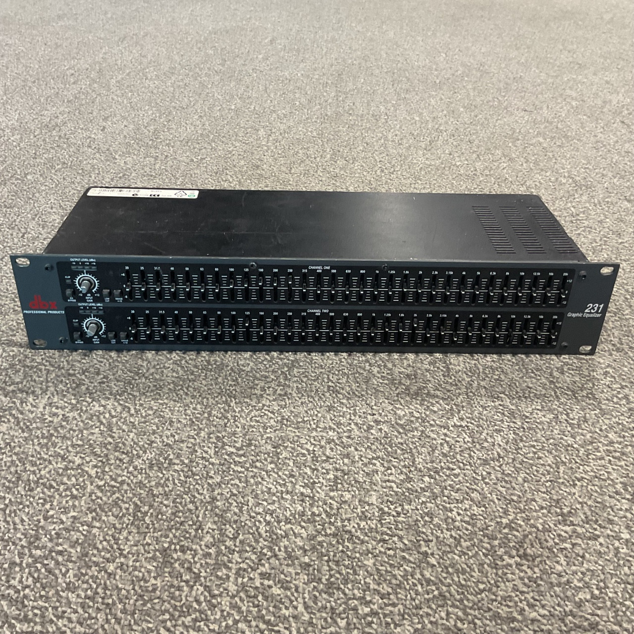 Used DBX 231 GRAPHIC EQUALIZER