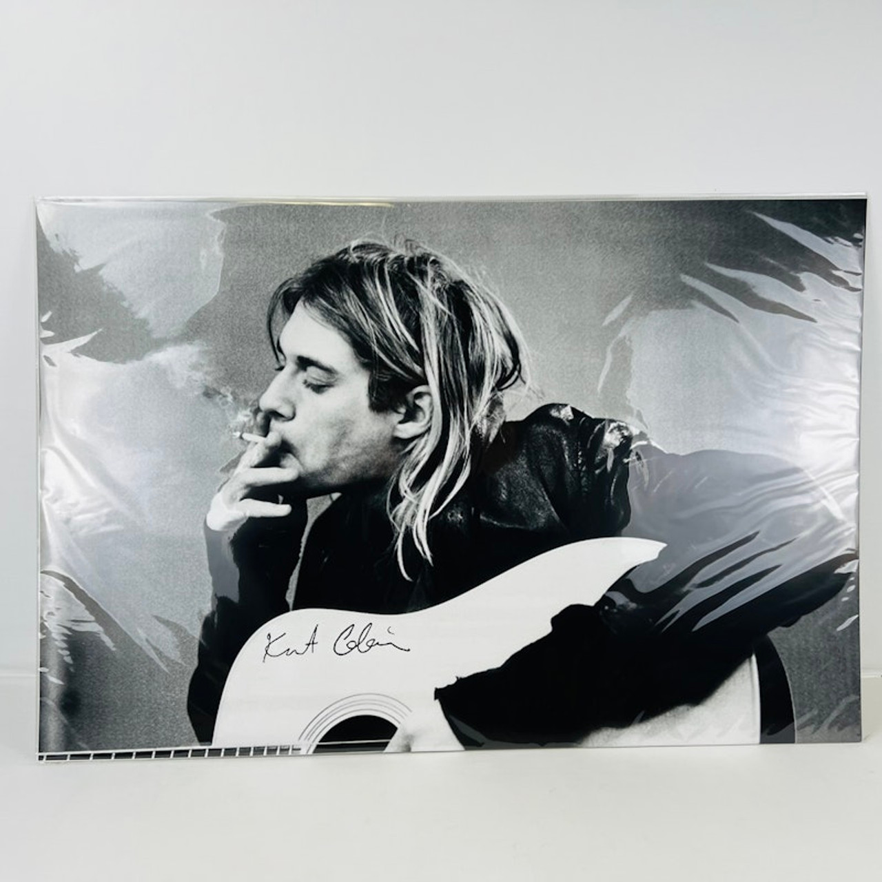 New Kurt Cobain Smoking Poster w/Backer Accessories - Other