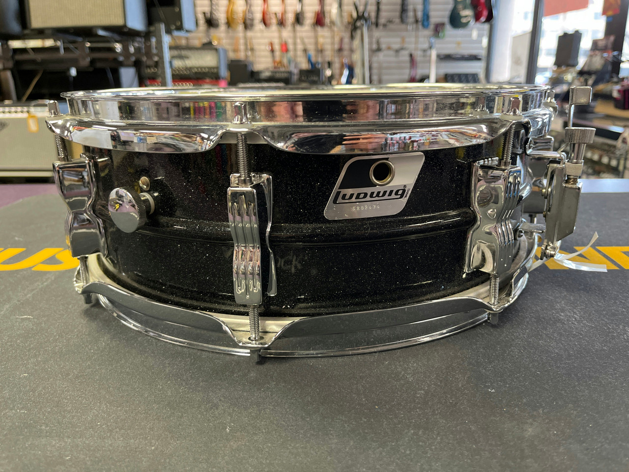Used Ludwig ACROLITE BLACK GALAXY KIT Snare Drums 14