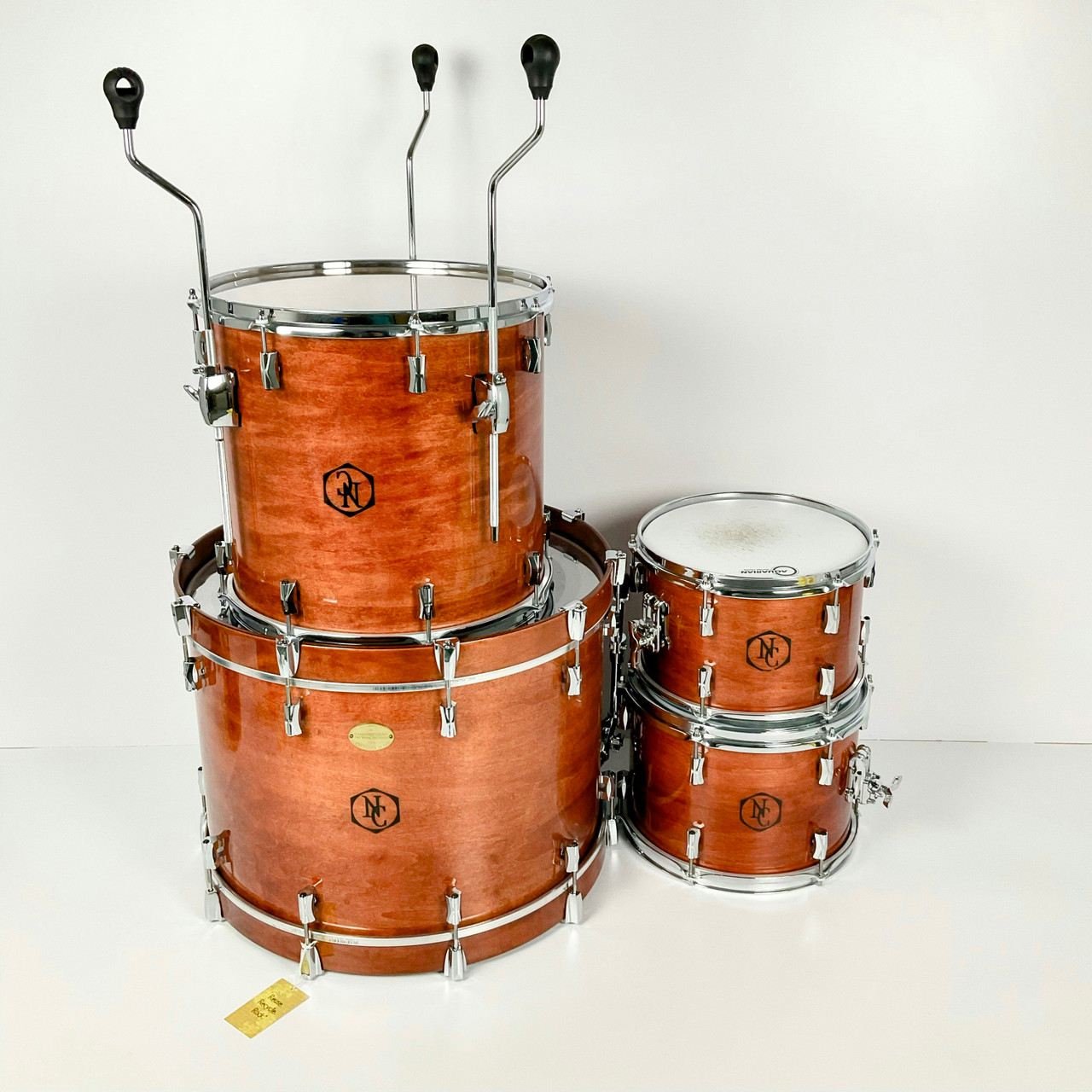Used Noble & Cooley 4-Piece Horizon Drum Kit Honey Maple Gloss