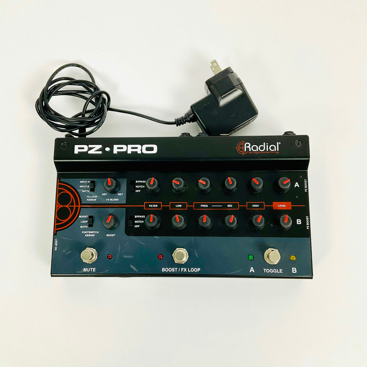 Used Radial PZ PRO Acoustic Preamp Pedal