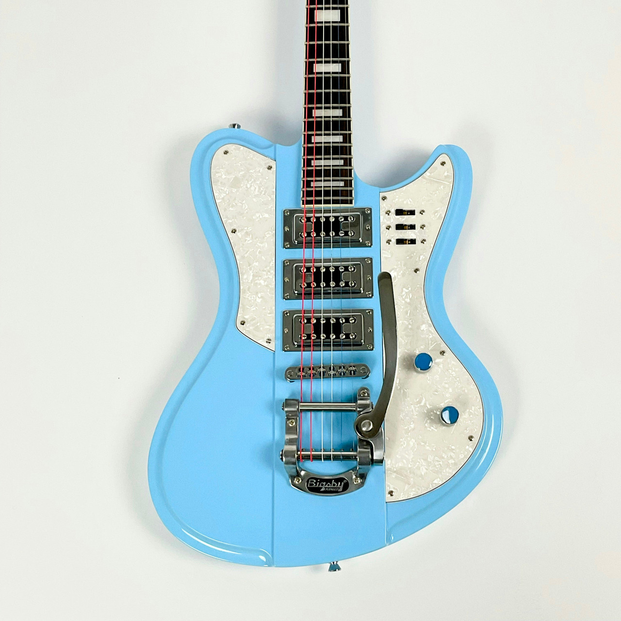 Used Schecter DIAMOND SERIES ULTRA III Electric Guitar Blue