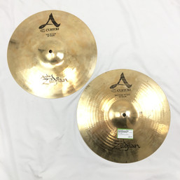 Used Zildjian 14 A CUSTOM HI HATS Hi Hat Cymbals 14