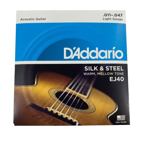 New DADDARIO SILK AND STEEL 40090-DAD-EJ40