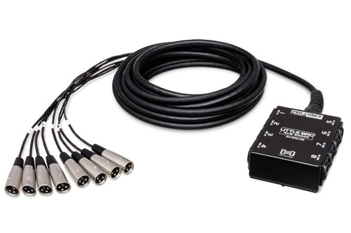 New HOSA 8 CHANNEL SNAKE 40090-HOS-SH-8X0-25