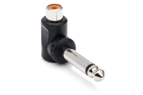 New HOSA RT.ANGLE RCA(F)-1/4"(M) 40090-HOSA-GPR-123