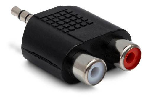 New HOSA DUAL RCA(F)-STEREO 3.5MM 40090-HOSA-GRM-193