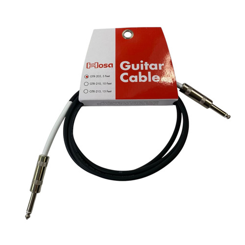 Vist Large View of Product Image Which is New HOSA 5' INSTRUMENT CABLE 40090-HOSA-GTR-205