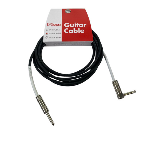 Vist Large View of Product Image Which is New HOSA 10' RA INSTRUMENT CABLE 40090-HOSA-GTR-210R