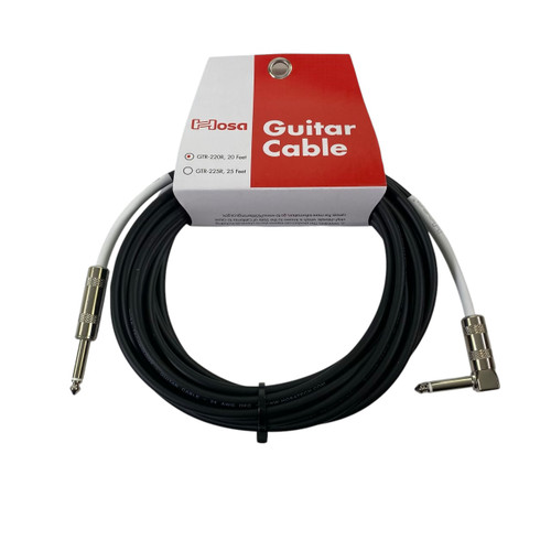 Vist Large View of Product Image Which is New HOSA 20' RA INSTRUMENT CABLE 40090-HOSA-GTR-220R