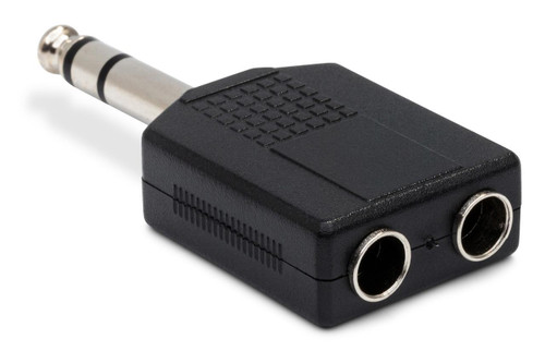 Vist Large View of Product Image Which is New HOSA DUAL 1/4 - 1/4 ADAPTER 40090-HOSA-GPP-359