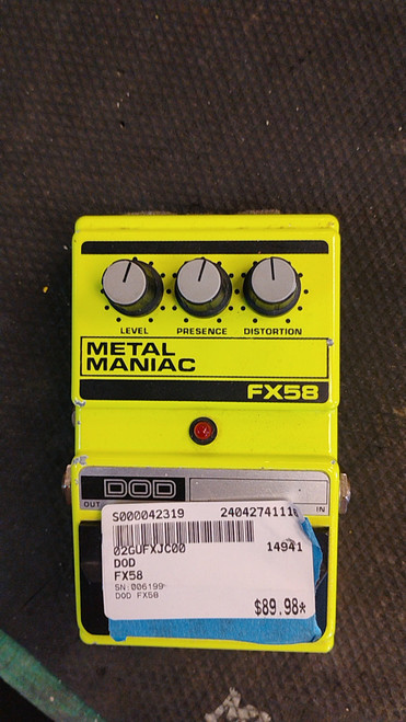 Vist Large View of Product Image Which is Used DOD FX58 Guitar Effects Distortion/Overdrive