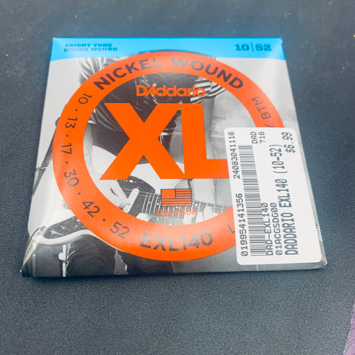 New DADDARIO EXL140 (10-52) 41116-DADEXL140