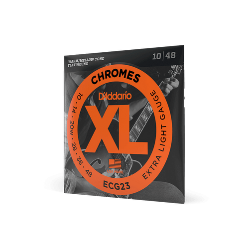 Vist Large View of Product Image Which is New D'Addario Chromes ECG23 10-48 Extra Light Electric Guitar Strings