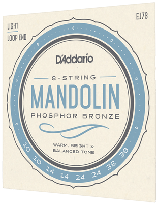 Vist Large View of Product Image Which is New D'Addario EJ73 10-38 Light Phosphor Bronze Mandolin String 