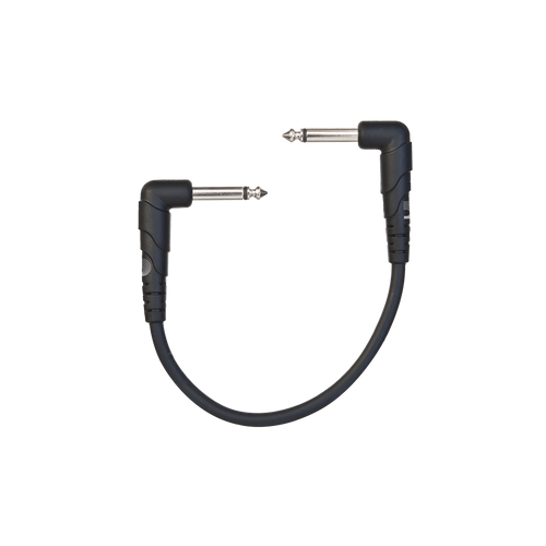 Vist Large View of Product Image Which is New D'Addario Classic Series Patch Cable Right-Angle to Right-Angle, .5ft 