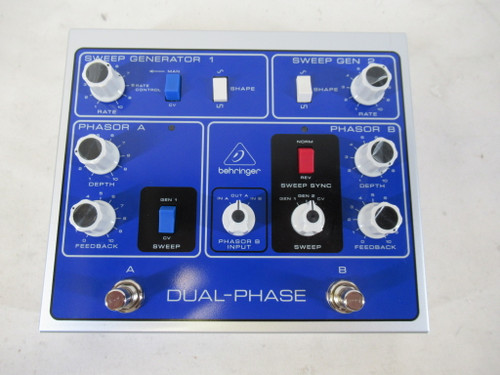 Used Behringer DUAL PHASE Phaser Pedal 41127-S000053225