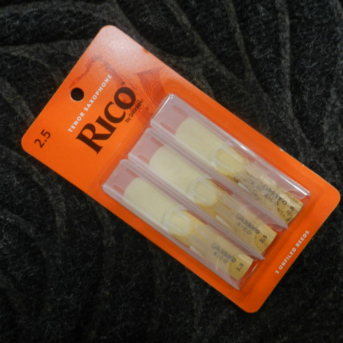 New RICO TENOR SAX 2.5 3 PACK 40105-DAD-RKA0325