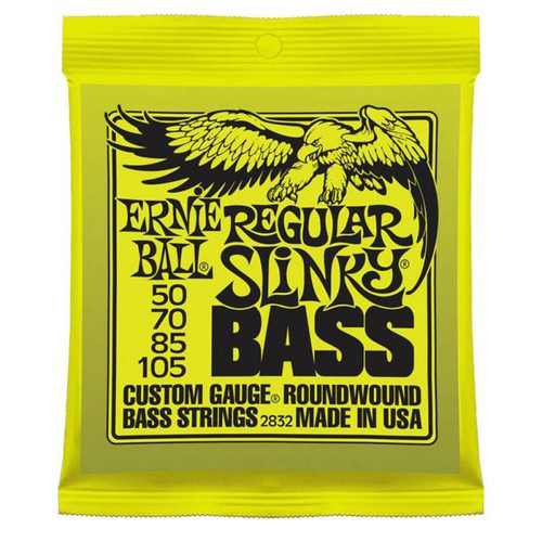 Vist Large View of Product Image Which is New ERNIE BALL BASS REG SLINKY