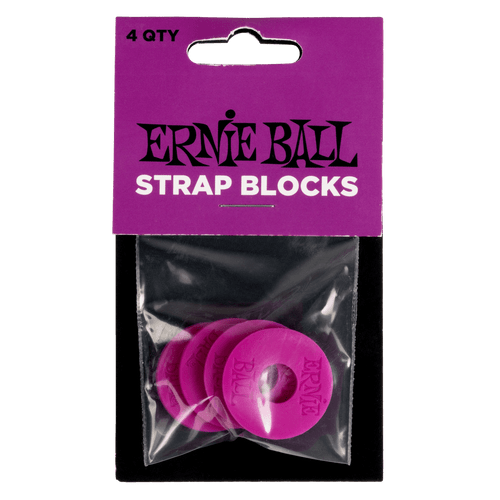 Vist Large View of Product Image Which is New Ernie Ball Strap Blocks - Purple